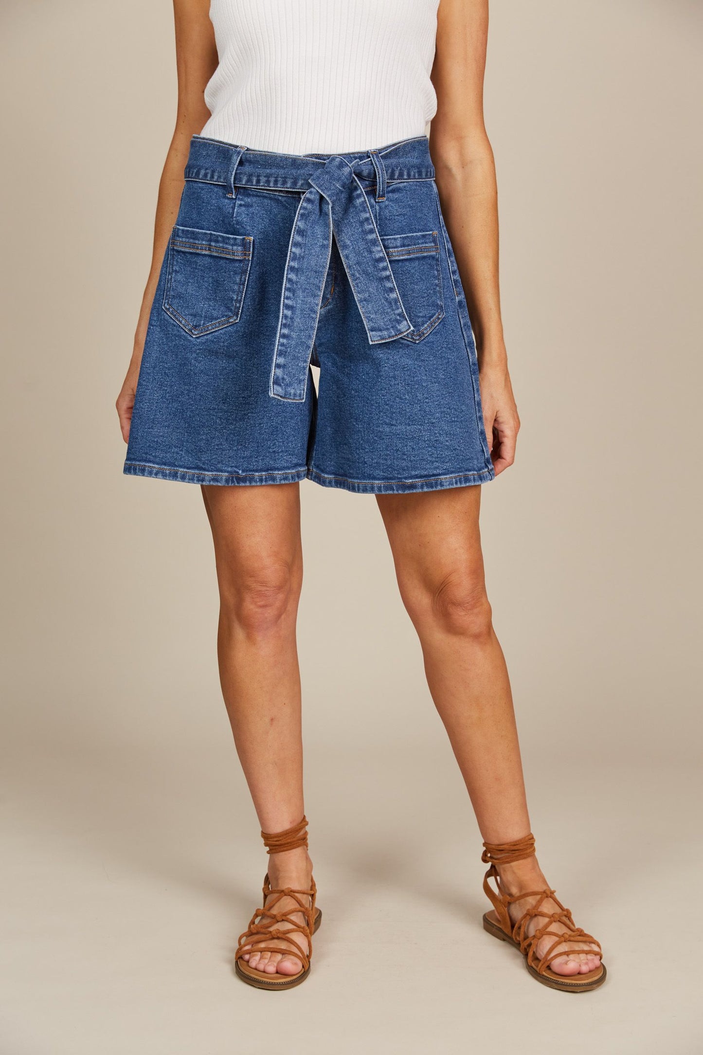 Margot Denim Short (Denim)