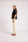 Eb & Ive Maris Linen Short Sleeve Shirt Black | Women's Clothing | Gretel Lane
