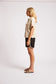 Eb & Ive Maris Linen Short Sleeve Shirt Tusk | Women's Clothing | Gretel Lane