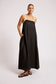 Eb & Ive Maris Splice Linen Tank Maxi Dress Black/Tusk | Women's Clothing | Gretel Lane