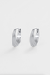 Zafino Marley Small Hoop Earrings Silver | Women's Silver Earrings | Gretel Lane