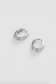 Zafino Marley Small Hoop Earrings Silver | Women's Silver Earrings | Gretel Lane