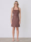 Marseille Halter Dress (Espresso)