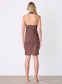 Marseille Halter Dress (Espresso)