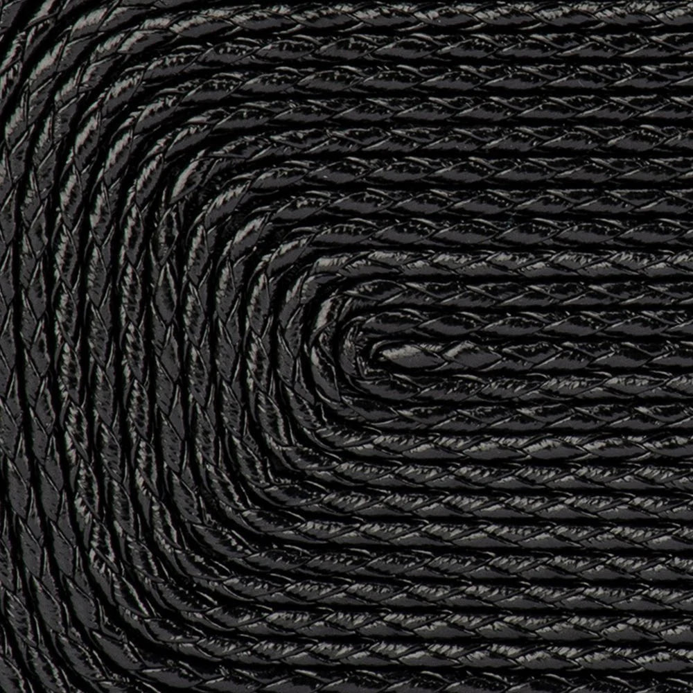 Martina Coiled Rope Clutch (Black)