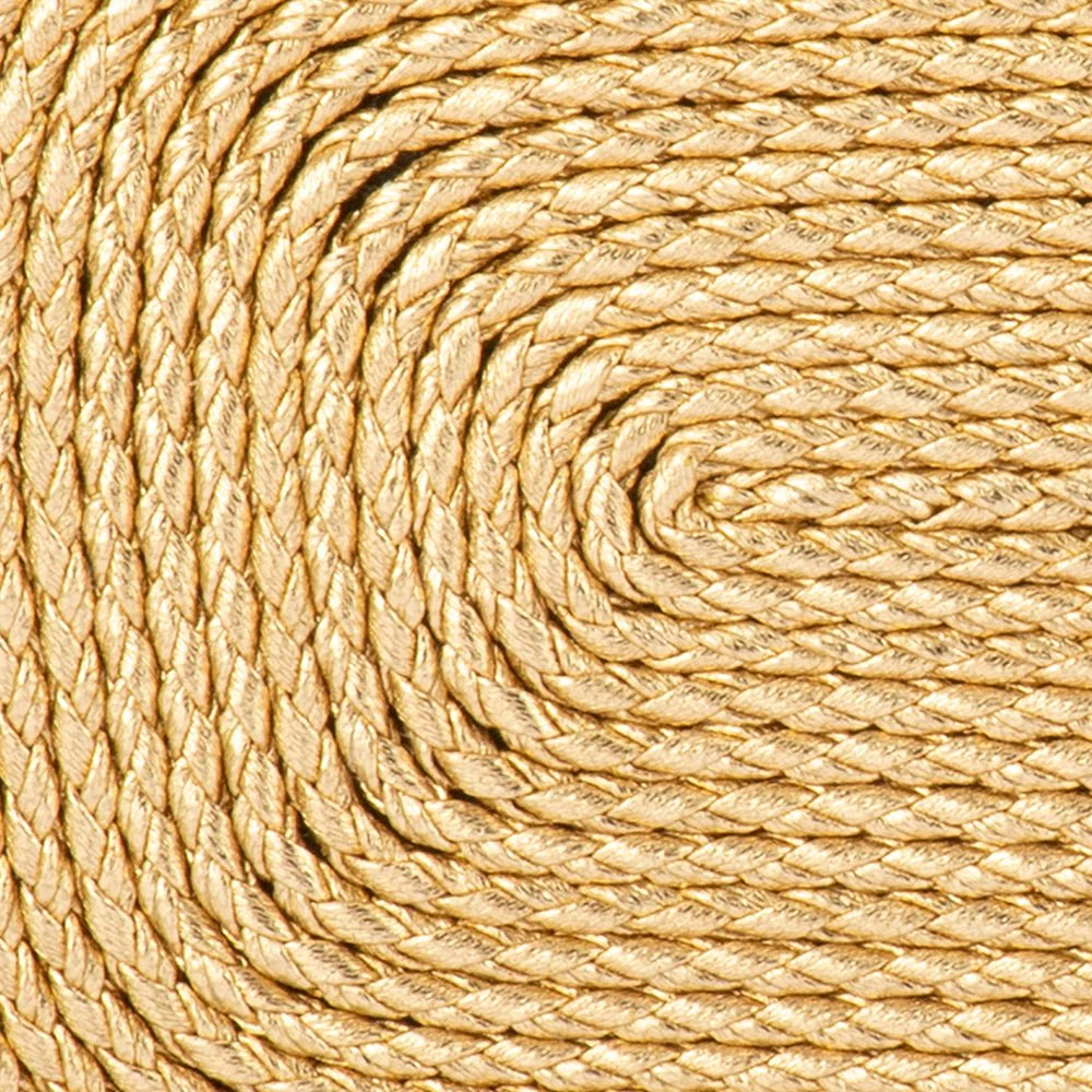 Martina Coiled Rope Clutch (Gold)