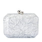 Mateo Metallic Clutch (Silver)