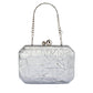Mateo Metallic Clutch (Silver)