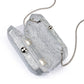 Mateo Metallic Clutch (Silver)