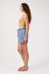 HAVEN Mauritius Palm Embroidered Denim Short Blue | Women's Clothing | Gretel Lane