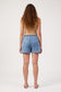 HAVEN Mauritius Palm Embroidered Denim Short Blue | Women's Clothing | Gretel Lane