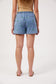 HAVEN Mauritius Palm Embroidered Denim Short Blue | Women's Clothing | Gretel Lane