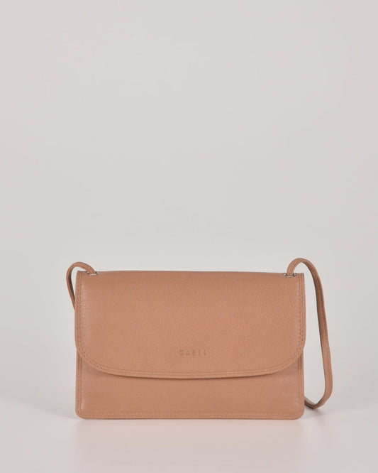 Gabee McKenzie Leather Small Crossbody Bag in Camel | Women's Handbags | Gretel Lane