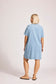 Melenia Denim Shirt Dress (Denim)