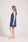 Melenia Denim Tank Dress (Indigo)
