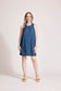 Melenia Denim Tank Dress (Indigo)