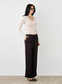 Esmaee Mercer Relaxed Full Length Pant Dark Chocolate | Women's Clothing | Gretel Lane
