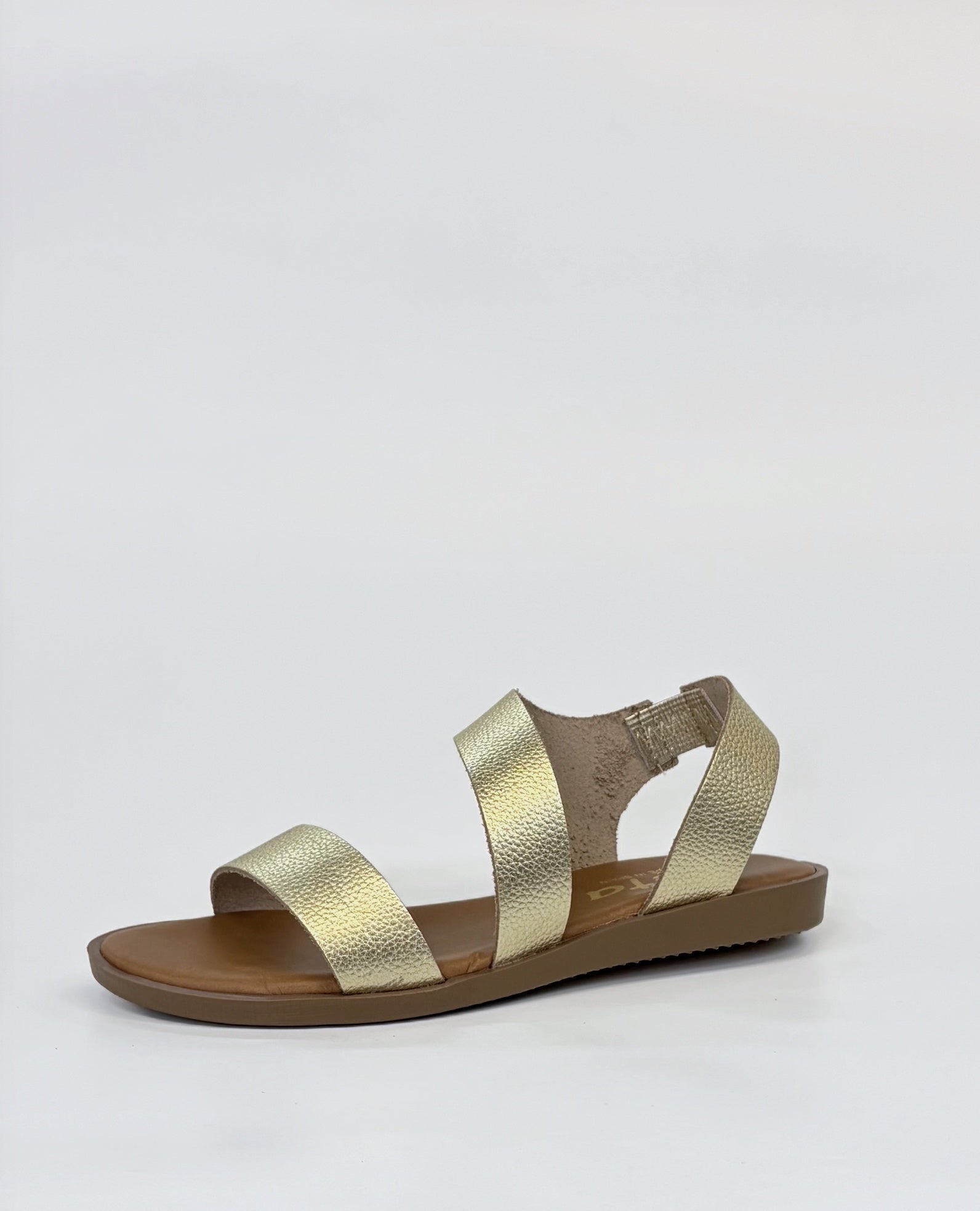 Zeta Mia Women's Flat Slingback Sandal Gold | Gretel Lane | Women's Sandal