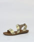 Zeta Mia Women's Flat Slingback Sandal Gold | Gretel Lane | Women's Sandal