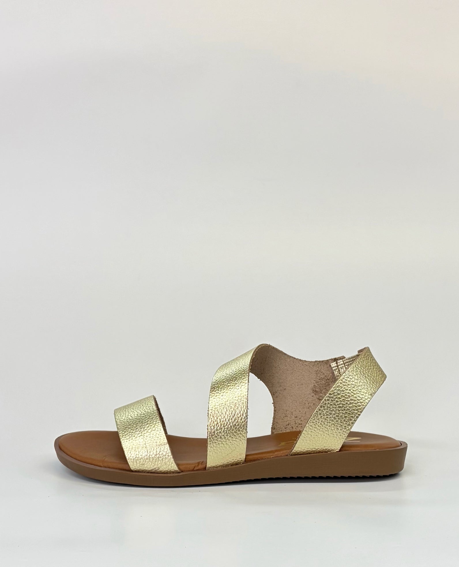 Zeta Mia Women's Flat Slingback Sandal Gold | Gretel Lane | Women's Sandal