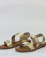 Zeta Mia Women's Flat Slingback Sandal Gold | Gretel Lane | Women's Sandal