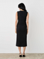 Esmaee Midtown Sleeveless Midi Dress Onyx | Women's Clothing | Gretel Lane