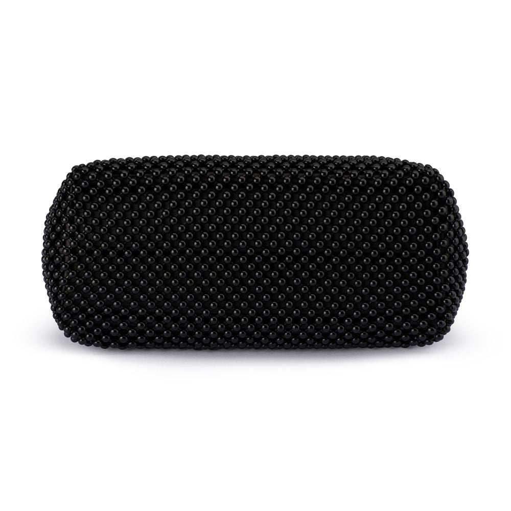 Women's Black Ball Mesh Clutch Bag | Gretel Lane