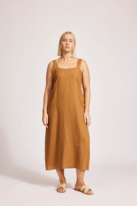 Miramar Tank Maxi Dress (Caramel)