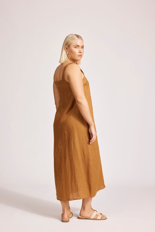 Miramar Tank Maxi Dress (Caramel)