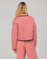 Boom Shankar Women's Red Seersucker Quilted Mizuki Jacket | Gretel Lane