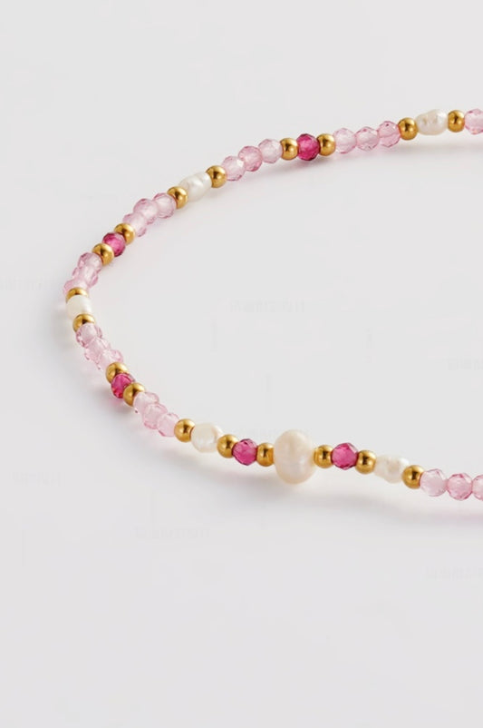 Zafino Monique Beaded Stretch Bracelet Pink | Women's Jewellery | Gretel Lane