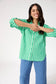 Haven Women's Green Stripe Button Through Monterosa Shirt | Gretel Lane