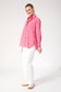 Haven Women's Pink Stripe Monterosa Button Through Shirt | Gretel Lane