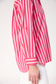 Haven Women's Pink Stripe Monterosa Button Through Shirt | Gretel Lane