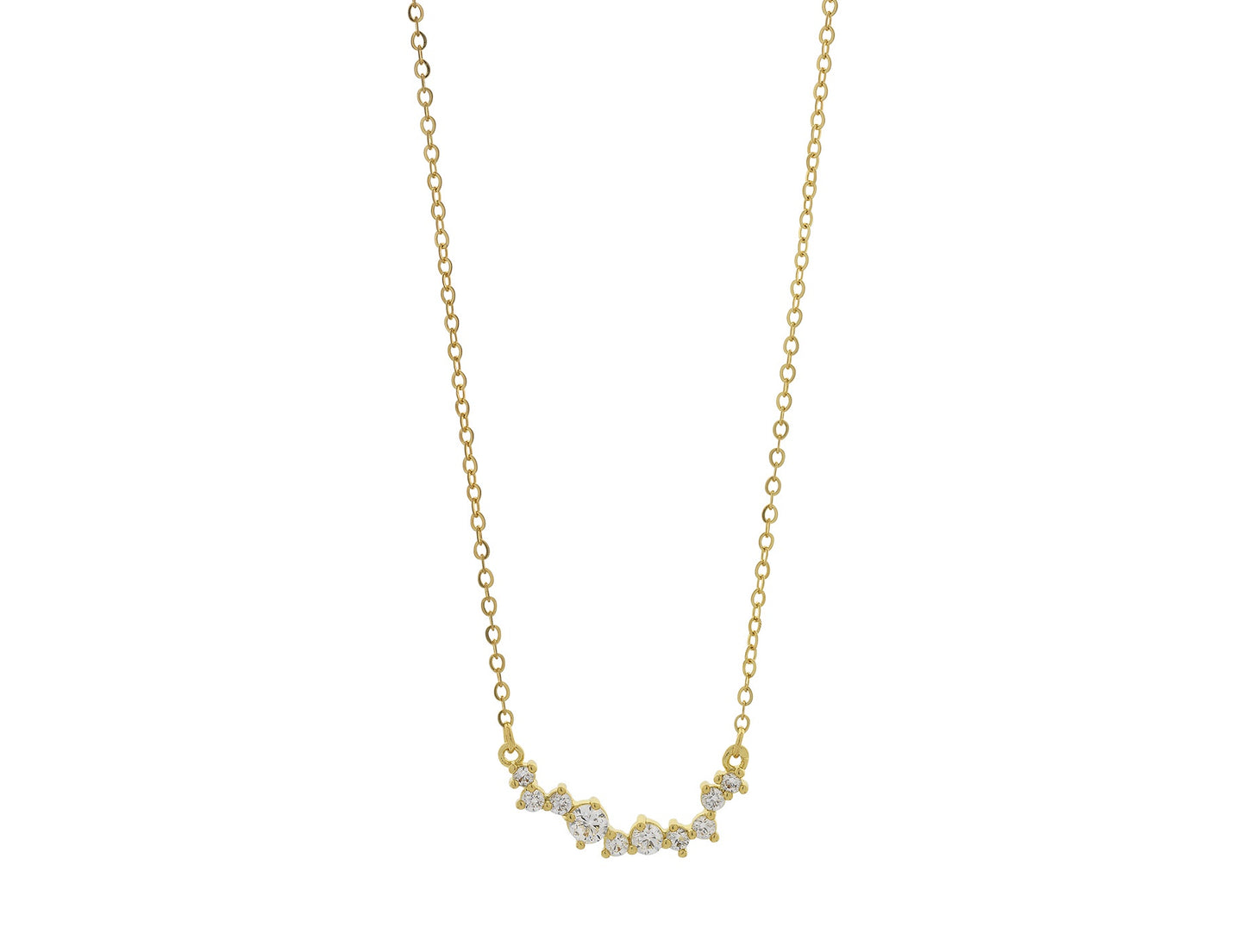 Nico Necklace (Gold/Clear)