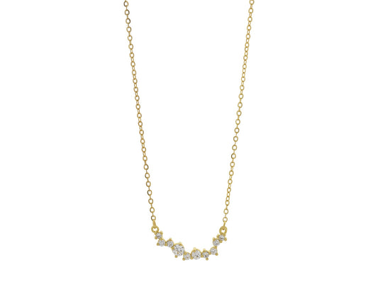 Nico Necklace (Gold/Clear)