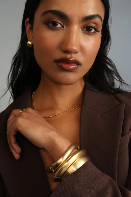 Nara Bracelet (Brushed Gold)