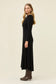 Isle of Mine Women's Black Naria Bead Long Sleeve Midi Dress | Gretel Lane