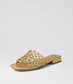 Diana Ferrari Nassa Woven Leather Slide Gold | Women's Footwear | Gretel Lane