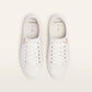 Nat III Women's Leather Sneaker White Pebbled | Women's Shoes Online | Gretel Lane