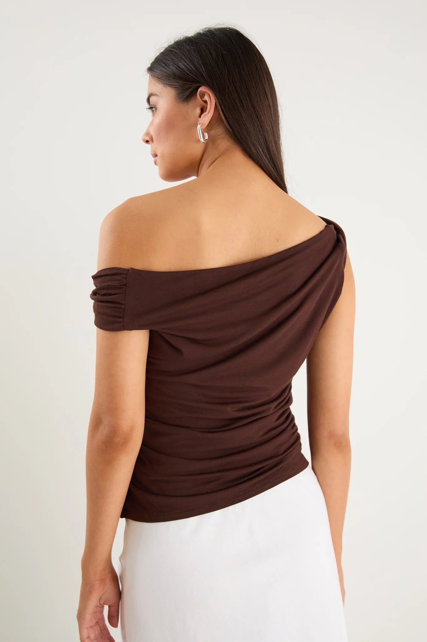 Nightlife Stretch Multi Fit Sleeveless Top (Chocolate)