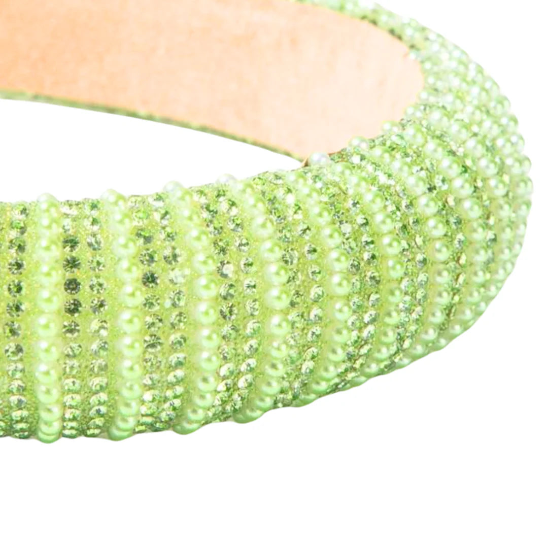 Nik Lime Embellished Headband
