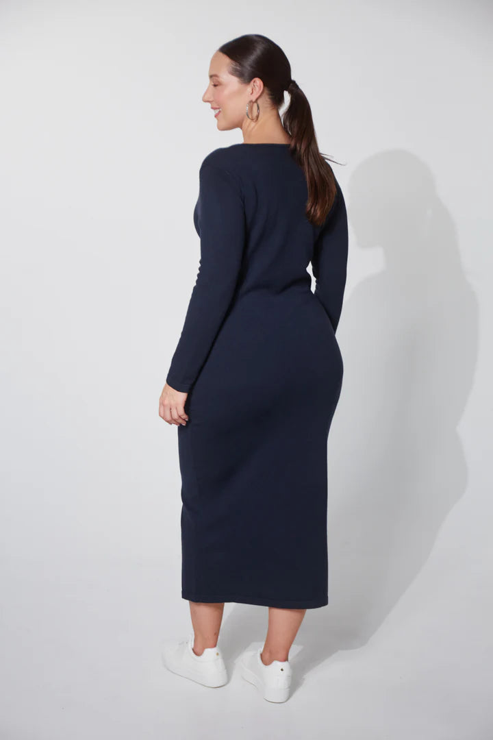 Nikolai Knit Dress (Midnight)