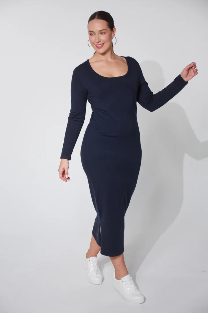 Nikolai Knit Dress (Midnight)