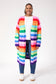 Haven Women's Longline Rainbow Stripe Niseko Cardigan | Gretel Lane