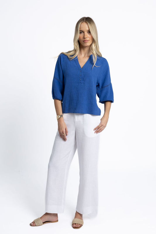 Nixie Blouse (Royal Blue)
