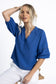 Nixie Blouse (Royal Blue)
