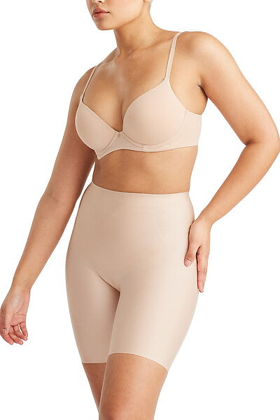 No VPL Waisted Thigh Shaper (Warm Taupe)