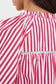 Noetic Short Sleeve Blouse (Red Stripe)