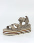 Thyme & Co Noni Women's Platform Wedge Sandal Stone | Gretel Lane | Women's Wedge Sandal